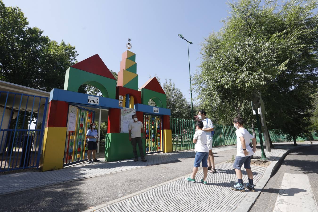 La reapertura de los parques infantiles y la Ciudad de los Niños de Córdoba, en imágenes