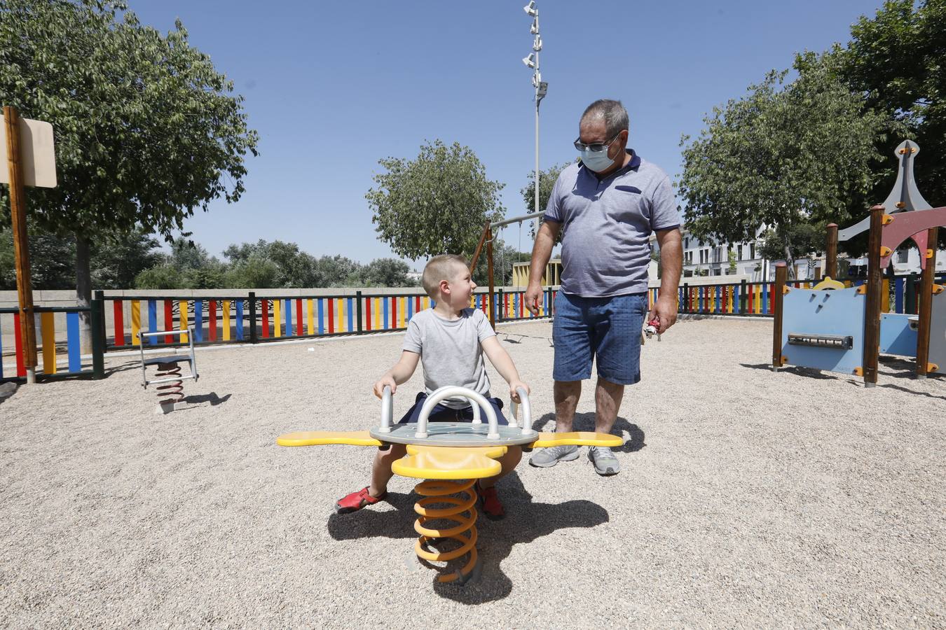 La reapertura de los parques infantiles y la Ciudad de los Niños de Córdoba, en imágenes