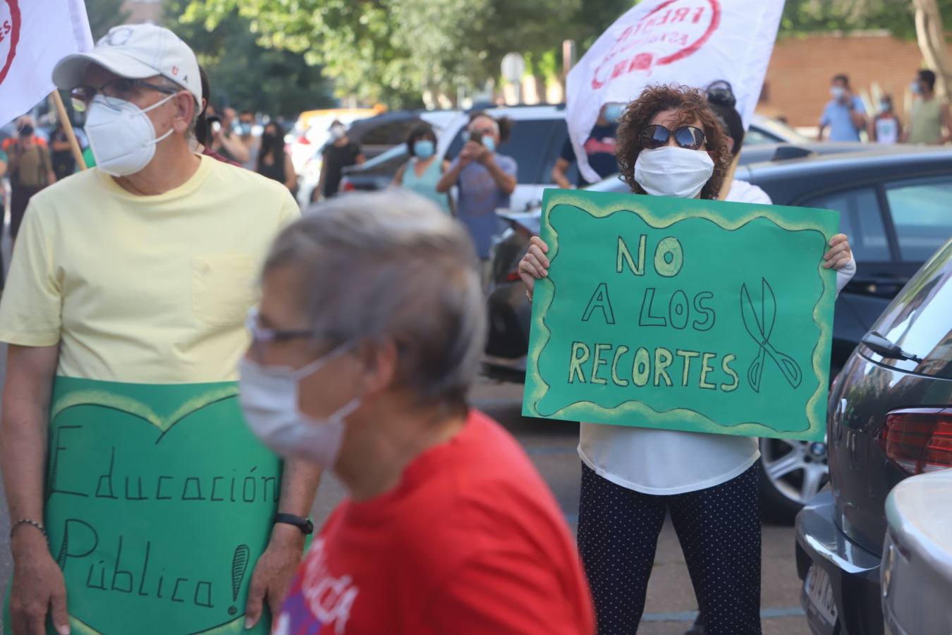 La protesta de padres y alumnos en Córdoba contra el recorte de unidades educativas