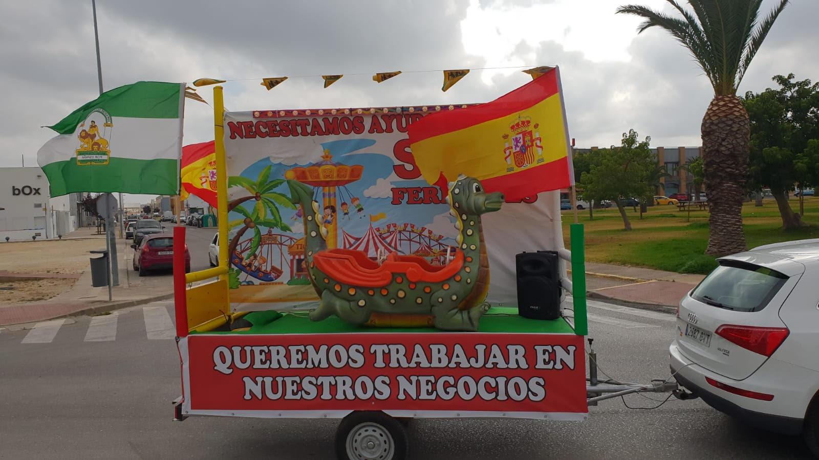 FOTOS: Los feriantes de la bahía de Cádiz piden «medidas urgentes»