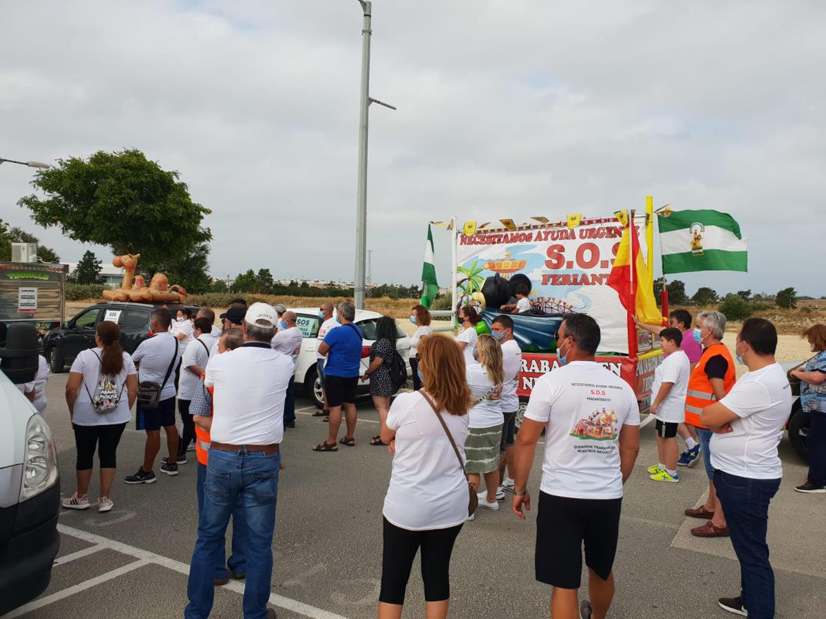 FOTOS: Los feriantes de la bahía de Cádiz piden «medidas urgentes»