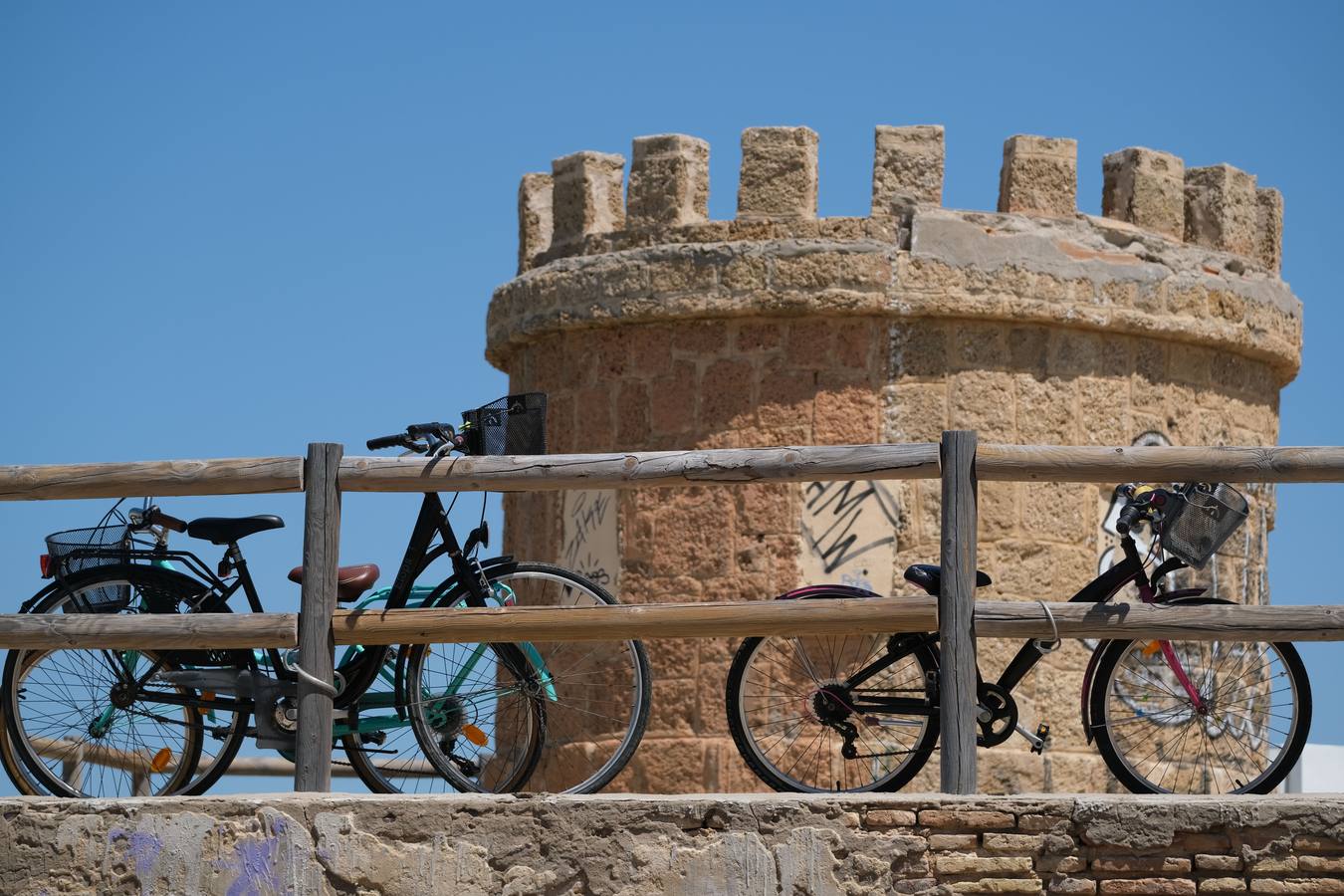 Ambiente en las playas del Puerto de Santa María