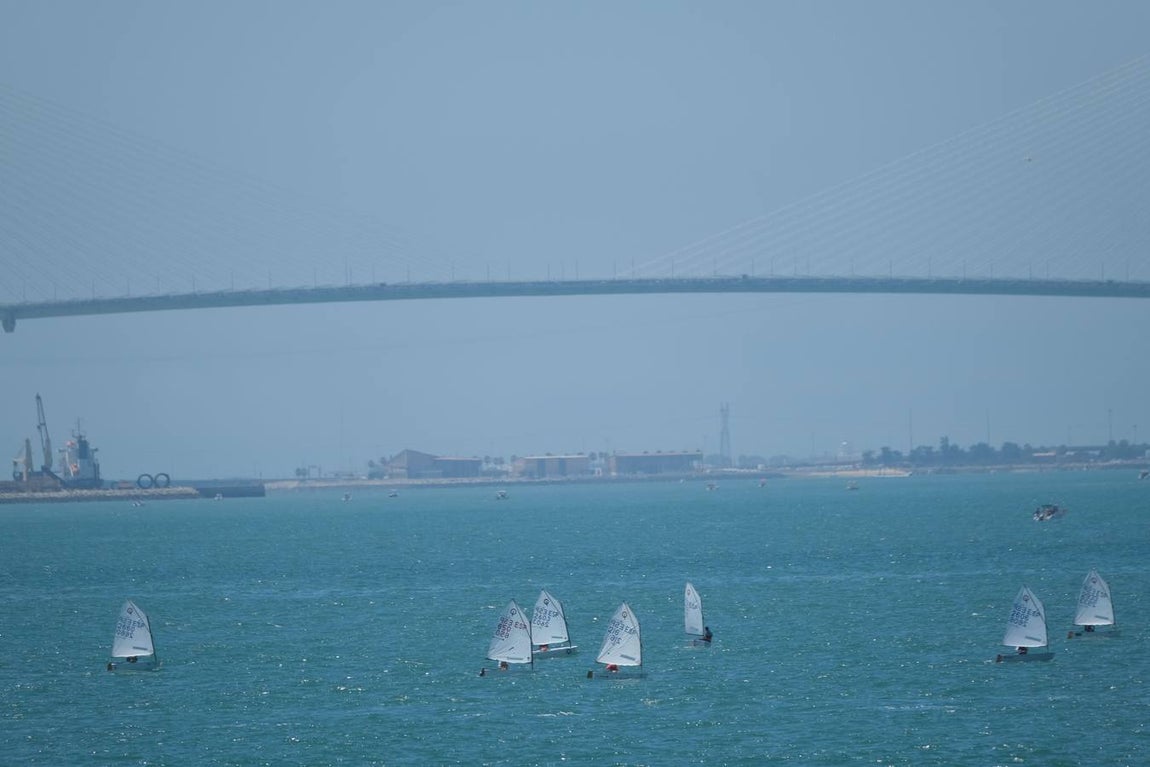 Ambiente en las playas del Puerto de Santa María