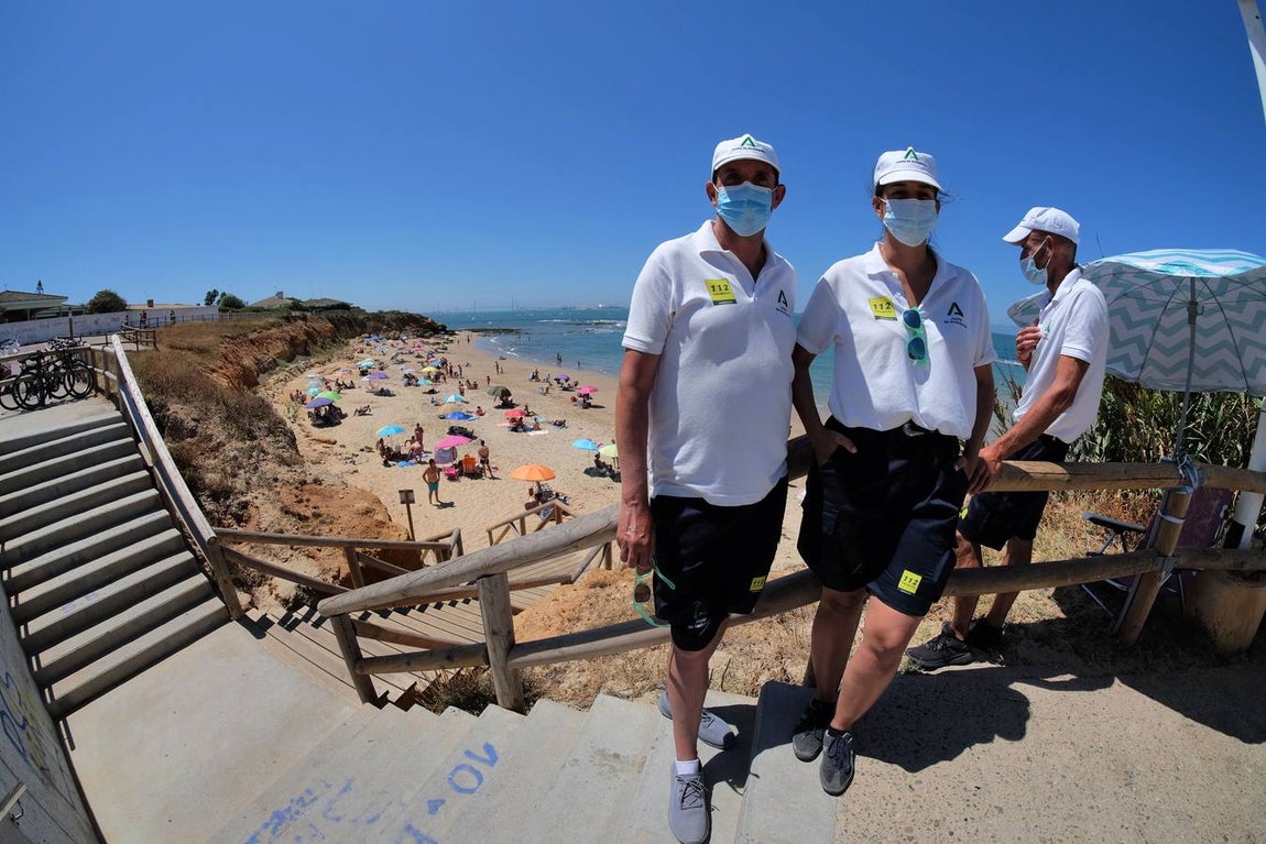 Ambiente en las playas del Puerto de Santa María