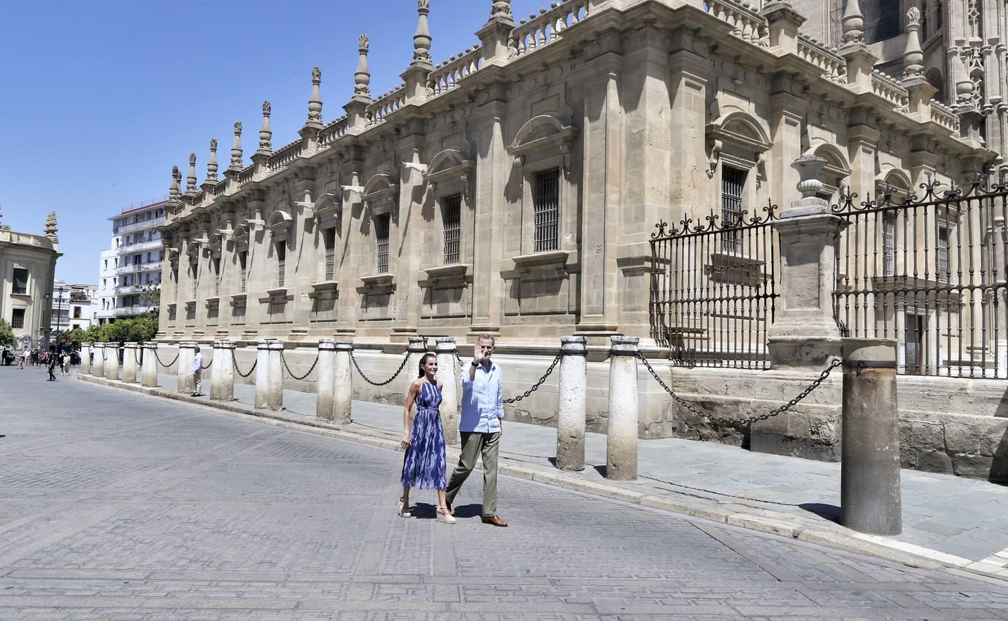 En fotos: los Reyes, en la Catedral y el Alcázar