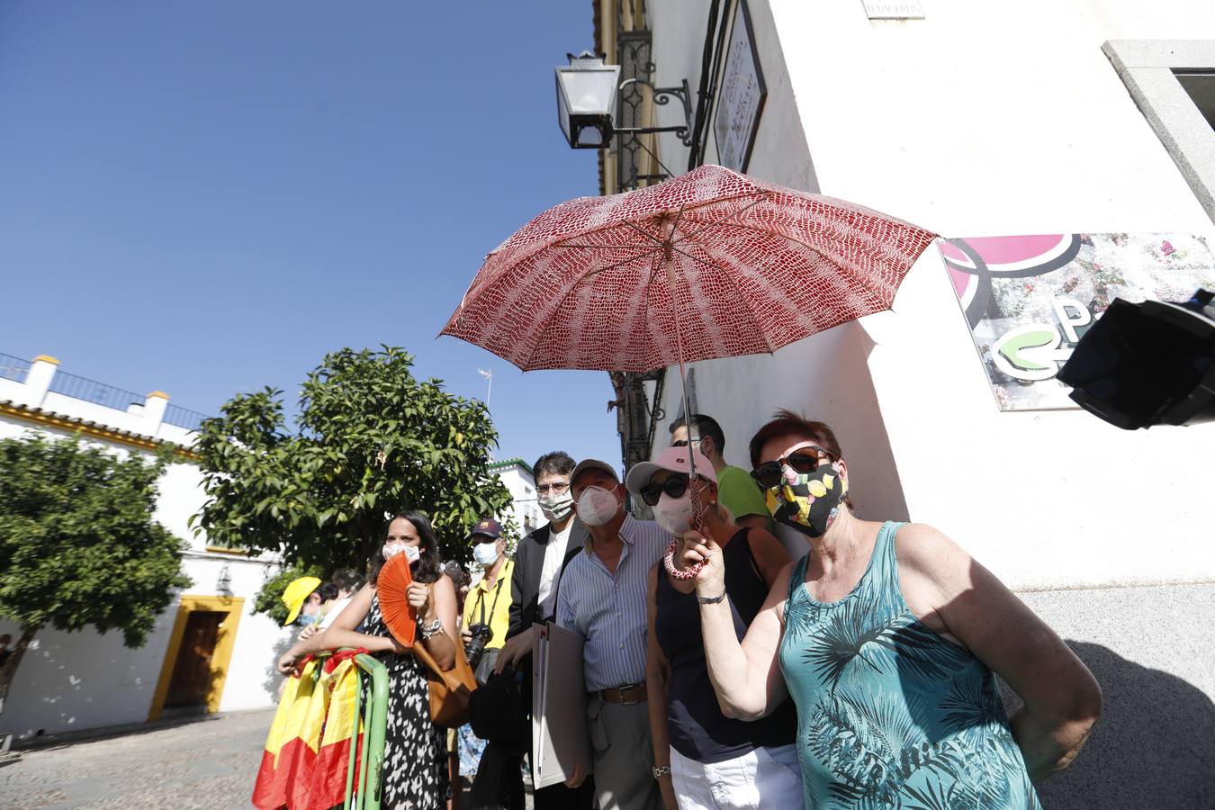 La visita de los Reyes a los Patios de Córdoba, en imágenes