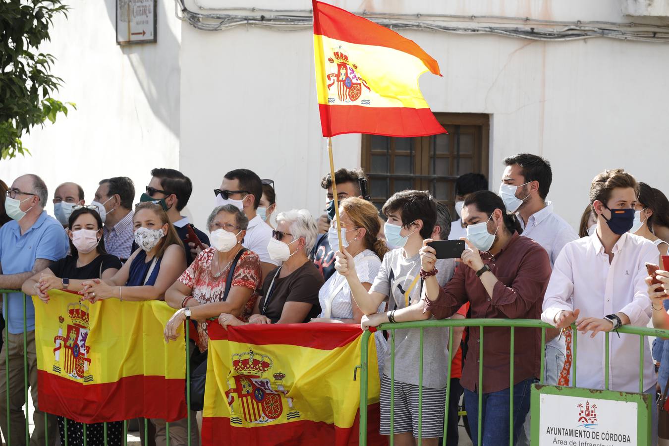 La visita de los Reyes a los Patios de Córdoba, en imágenes