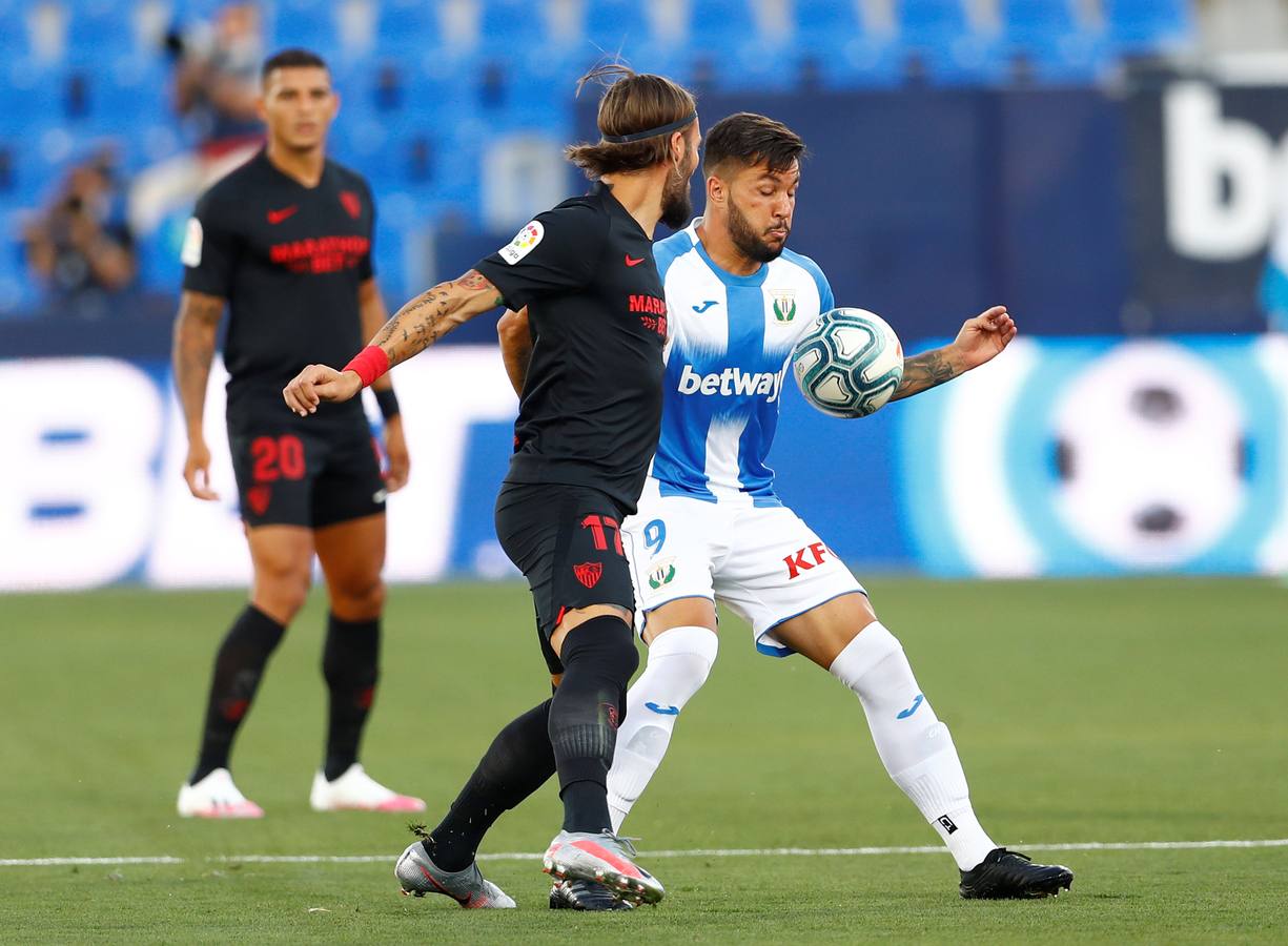 El partido Leganés-Sevilla en imágenes