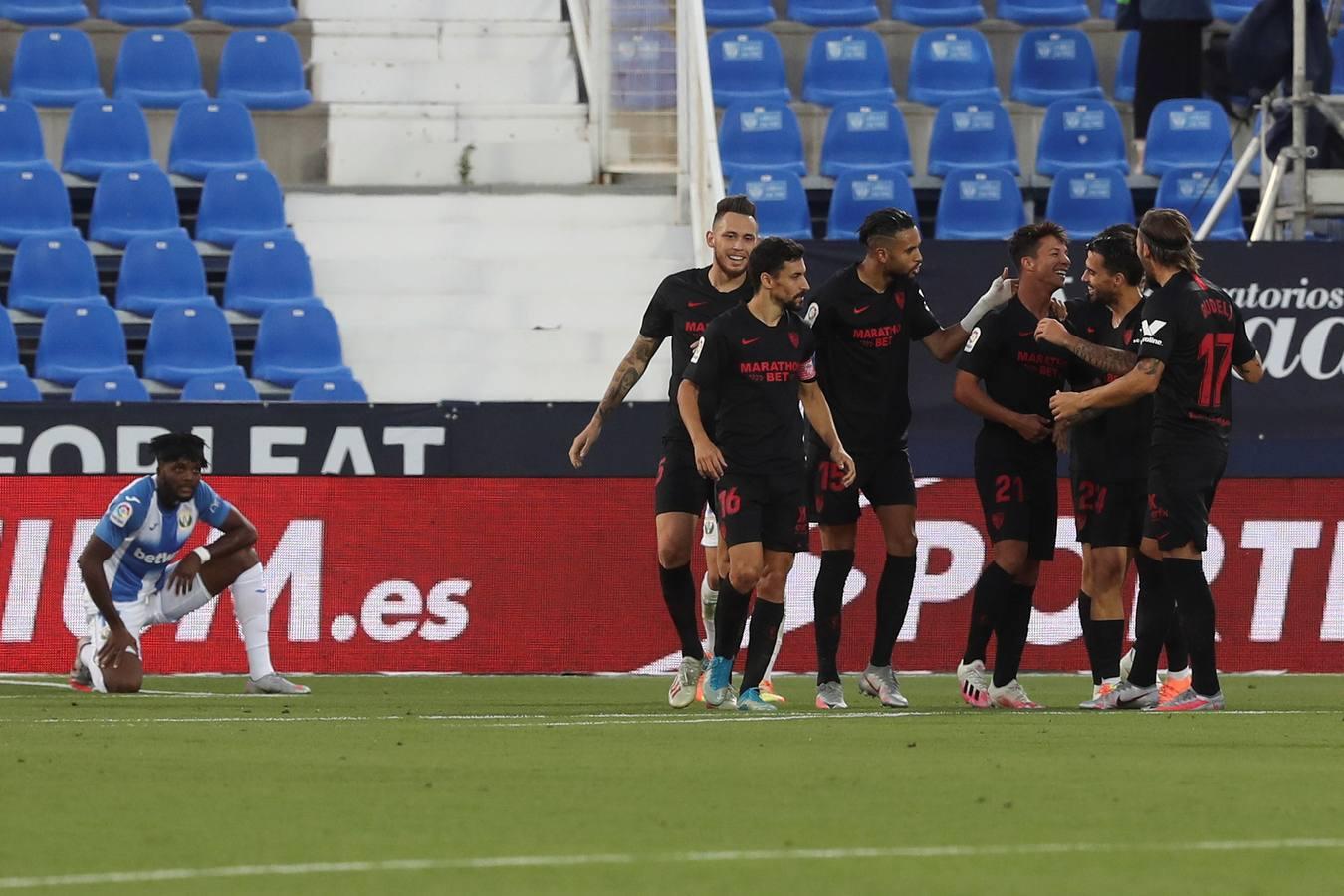 El partido Leganés-Sevilla en imágenes