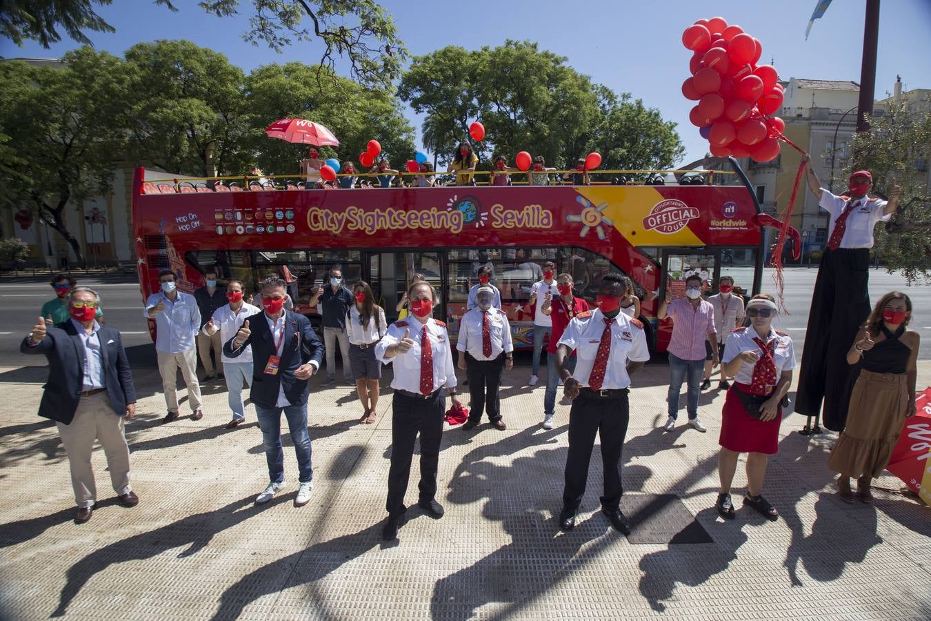 Los autobuses turísticos de City Sightseeing vuelven a recorrer las calles de Sevilla