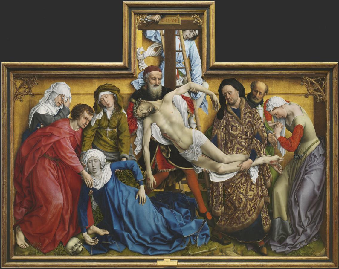 A partir de hoy, el Museo del Prado publicará en sus redes sociales una selección de las obras que mayor información han aportado a través de los rayos X. Empezarán con «El Descendimiento» de Rogier van der Weyden.. 