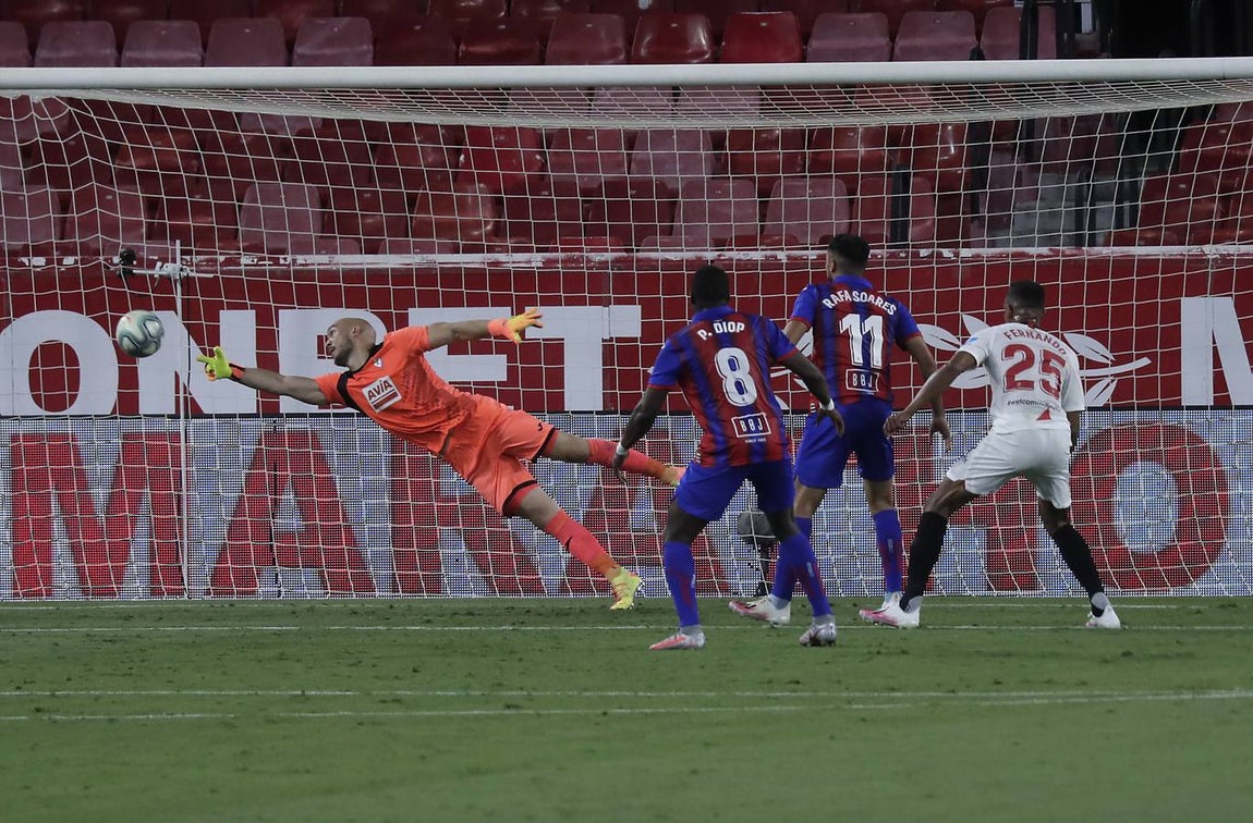 En imágenes, el Sevilla-Eibar en el Sánchez-Pizjuán