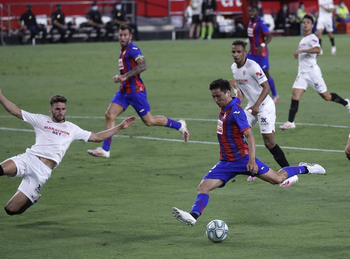En imágenes, el Sevilla-Eibar en el Sánchez-Pizjuán