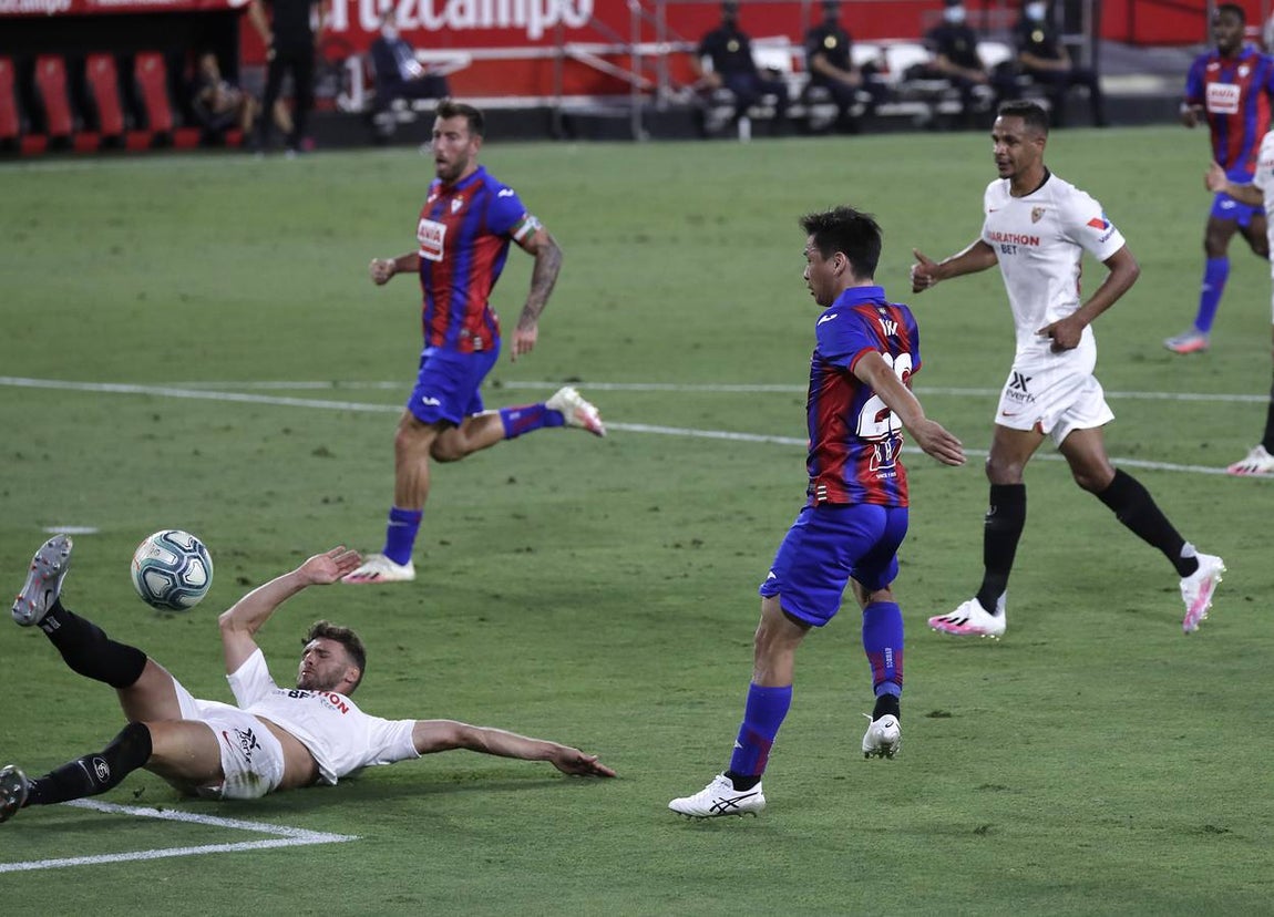 En imágenes, el Sevilla-Eibar en el Sánchez-Pizjuán