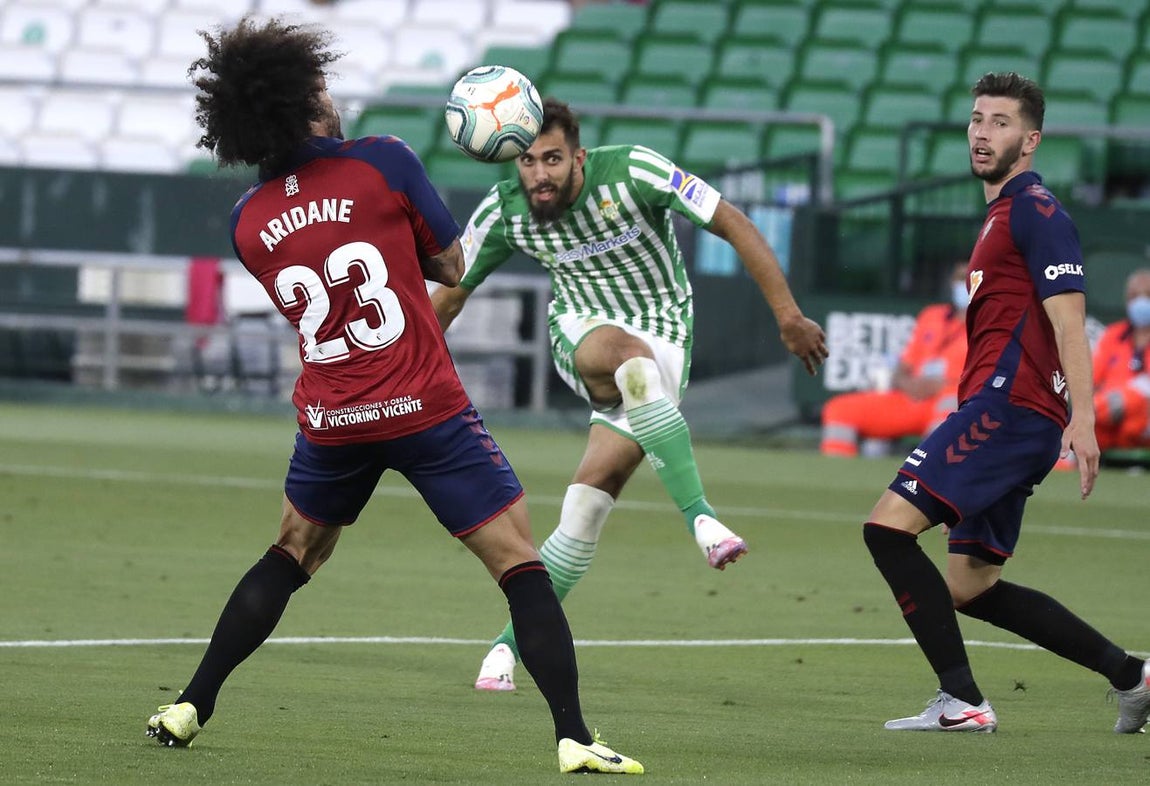 En imágenes, el encuentro entre el Betis y el Osasuna en el Benito Villamarín