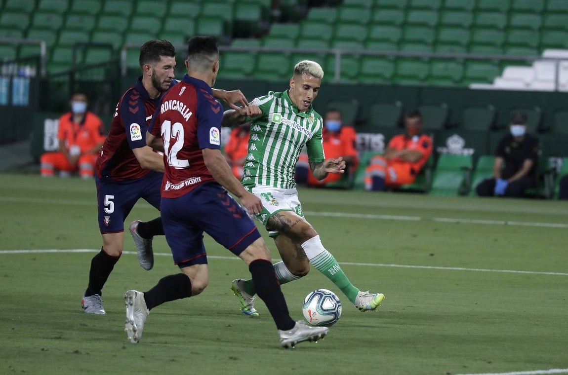 En imágenes, el encuentro entre el Betis y el Osasuna en el Benito Villamarín