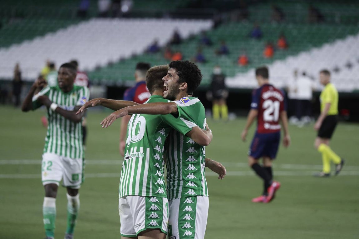 En imágenes, el encuentro entre el Betis y el Osasuna en el Benito Villamarín