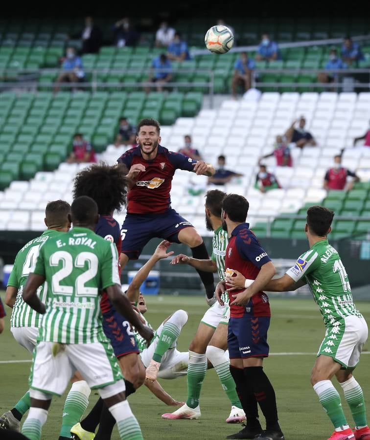 En imágenes, el encuentro entre el Betis y el Osasuna en el Benito Villamarín