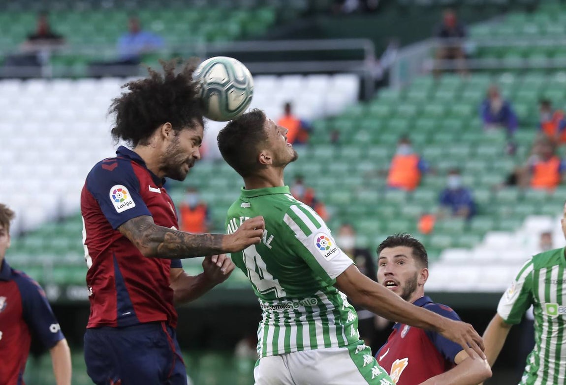 En imágenes, el encuentro entre el Betis y el Osasuna en el Benito Villamarín