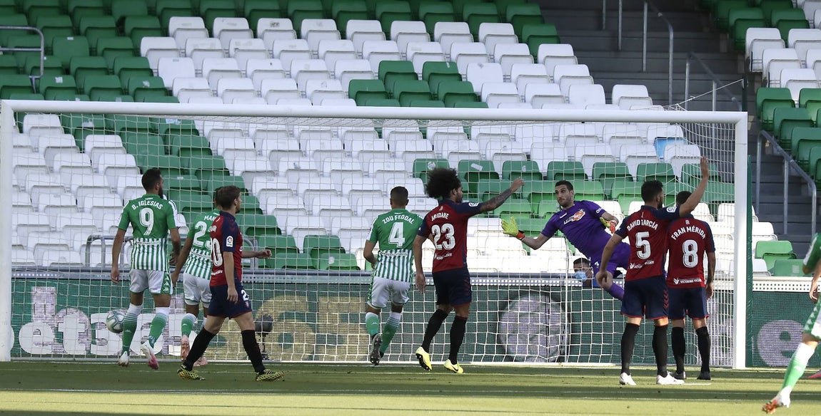 En imágenes, el encuentro entre el Betis y el Osasuna en el Benito Villamarín