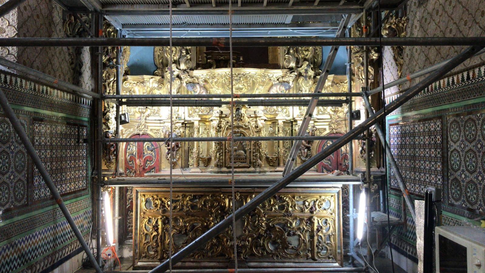 El estado actual de la capilla sacramental de San Jacinto