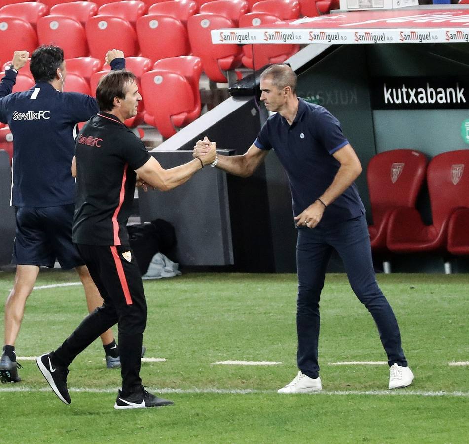 En imágenes, el encuentro entre el Athletic de Bilbao y el Sevilla F.C. en San Mamés