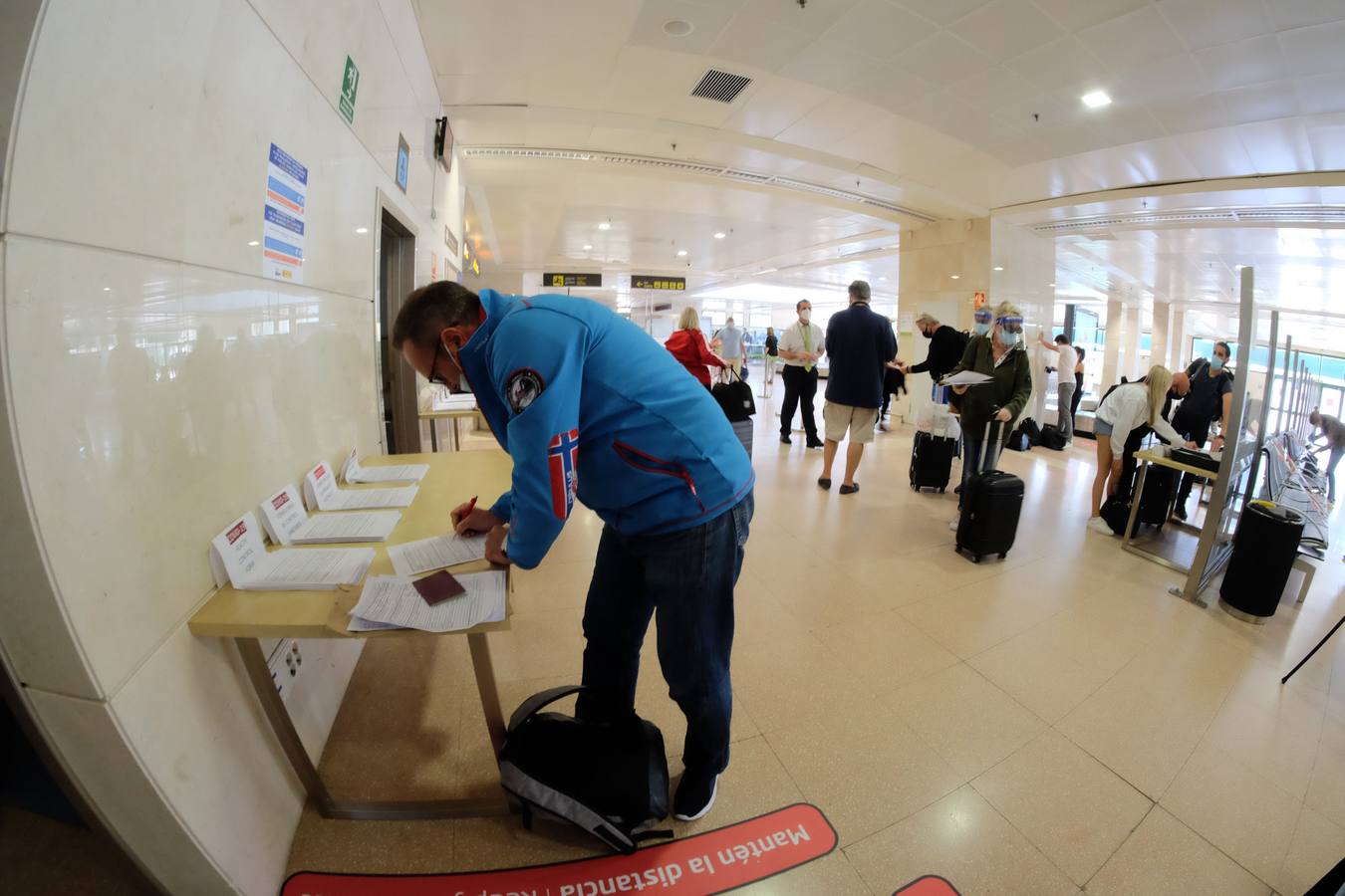 El aeropuerto de Jerez extrema las precauciones para evitar la entrada del Covid-19