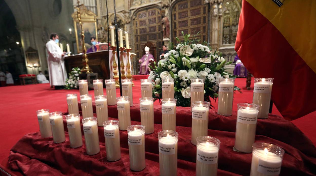 Misa funeral por las víctimas del Covid-19 en la catedral