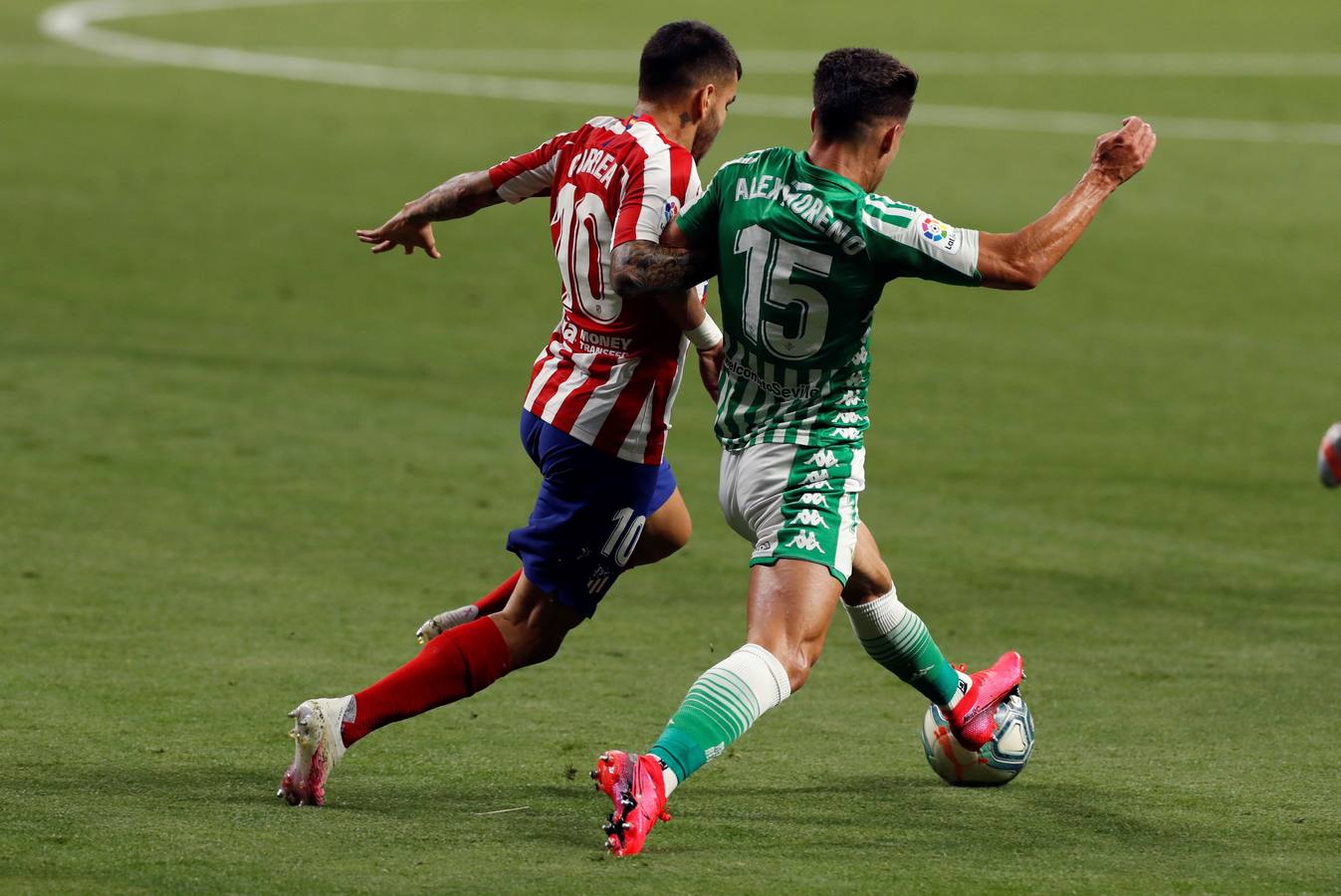 En imágenes, el encuentro entre el Atlético de Madrid y el Betis en el Wanda Metropolitano