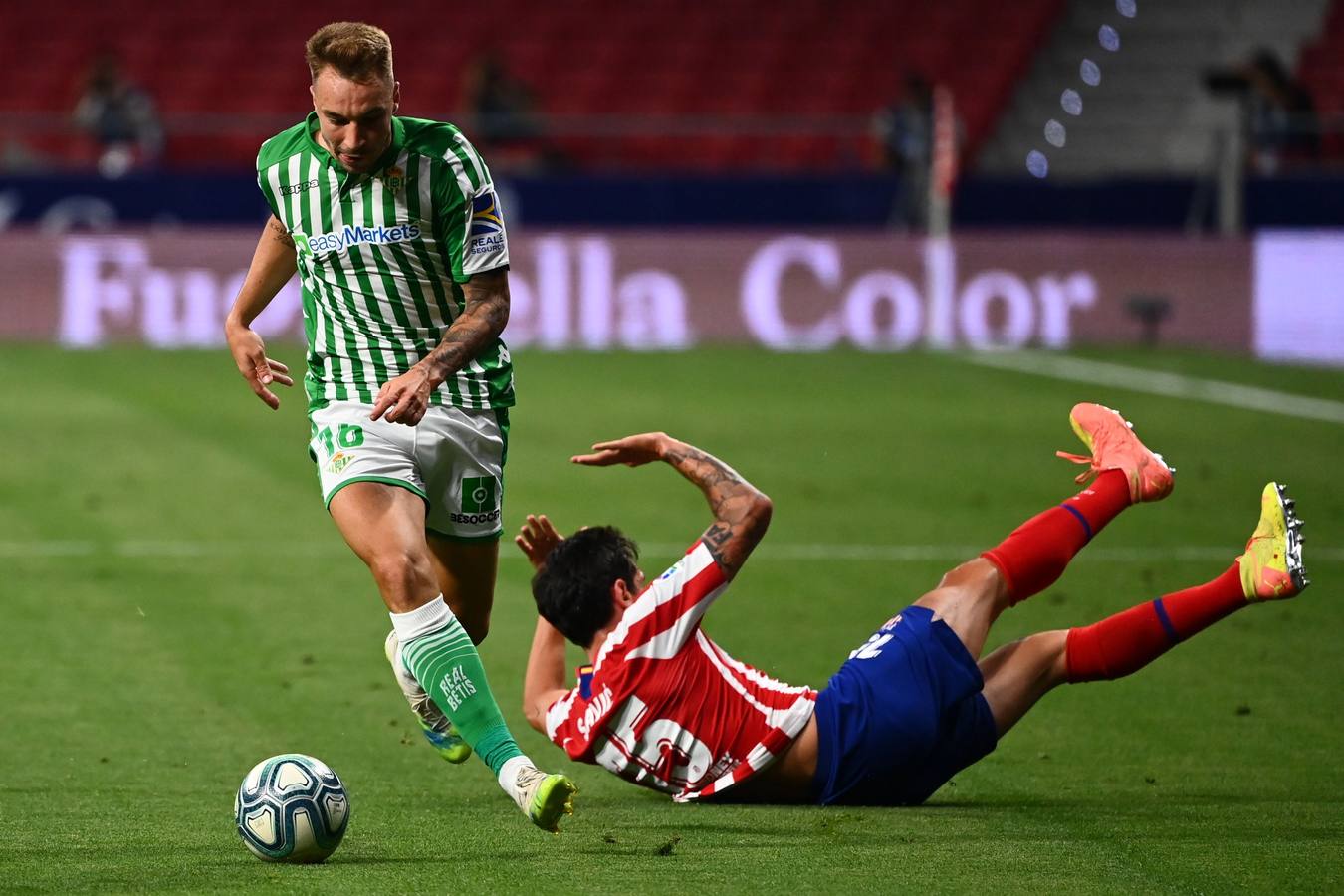 En imágenes, el encuentro entre el Atlético de Madrid y el Betis en el Wanda Metropolitano