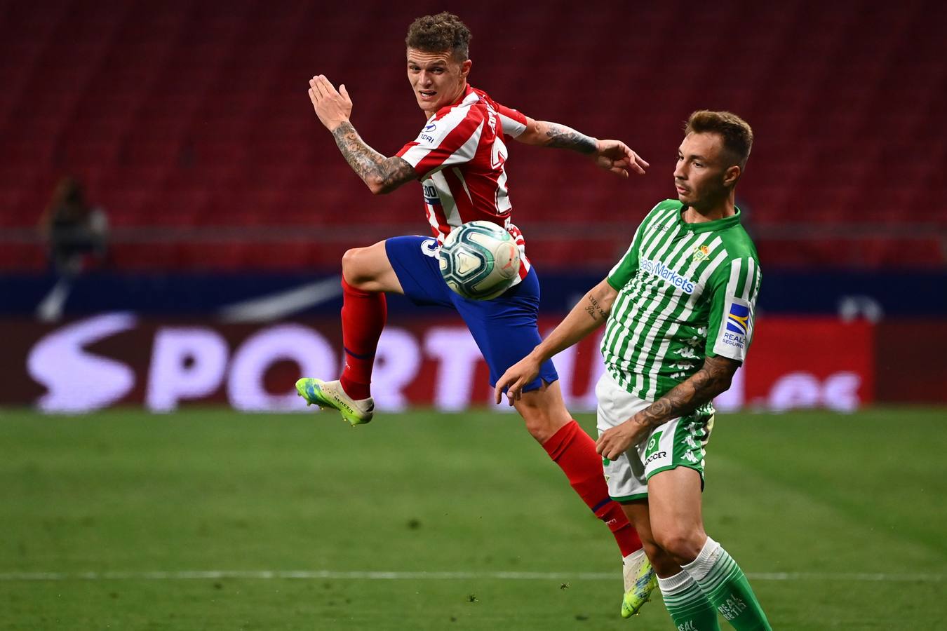 En imágenes, el encuentro entre el Atlético de Madrid y el Betis en el Wanda Metropolitano