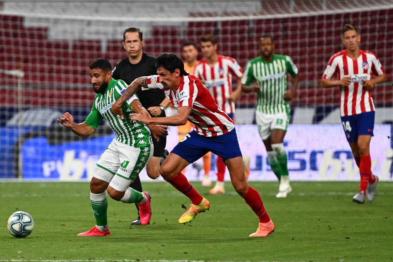 En imágenes, el encuentro entre el Atlético de Madrid y el Betis en el Wanda Metropolitano