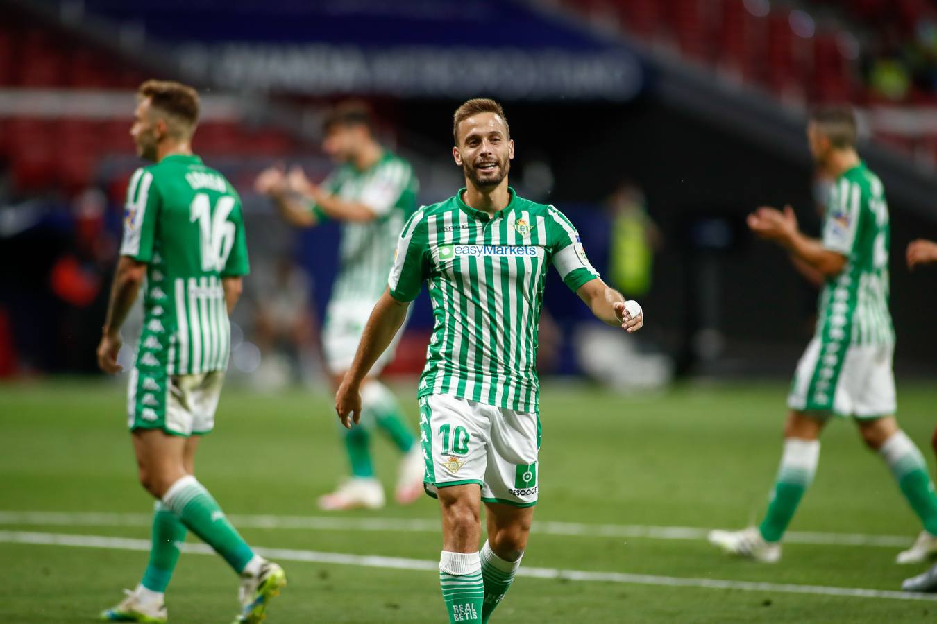 En imágenes, el encuentro entre el Atlético de Madrid y el Betis en el Wanda Metropolitano