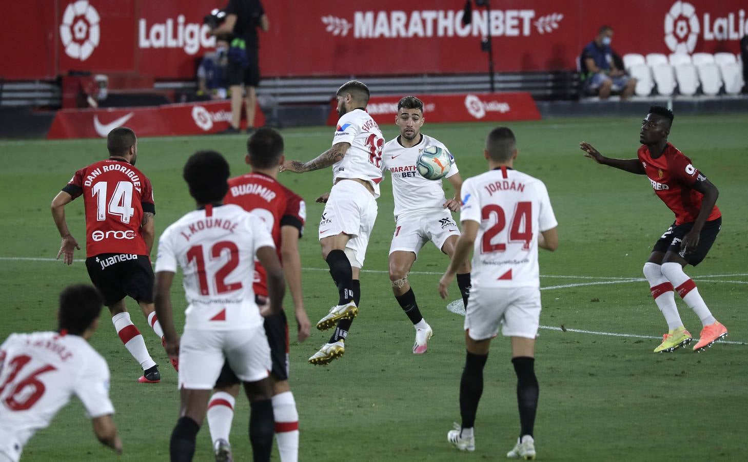 En imágenes, el encuentro entre el Sevilla FC y el Mallorca en el Sánchez Pizjuán