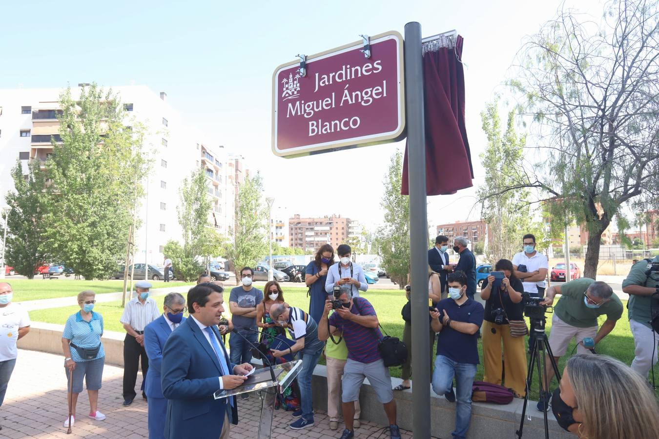 El homenaje a Miguel Ángel Blanco en Córdoba, en imágenes