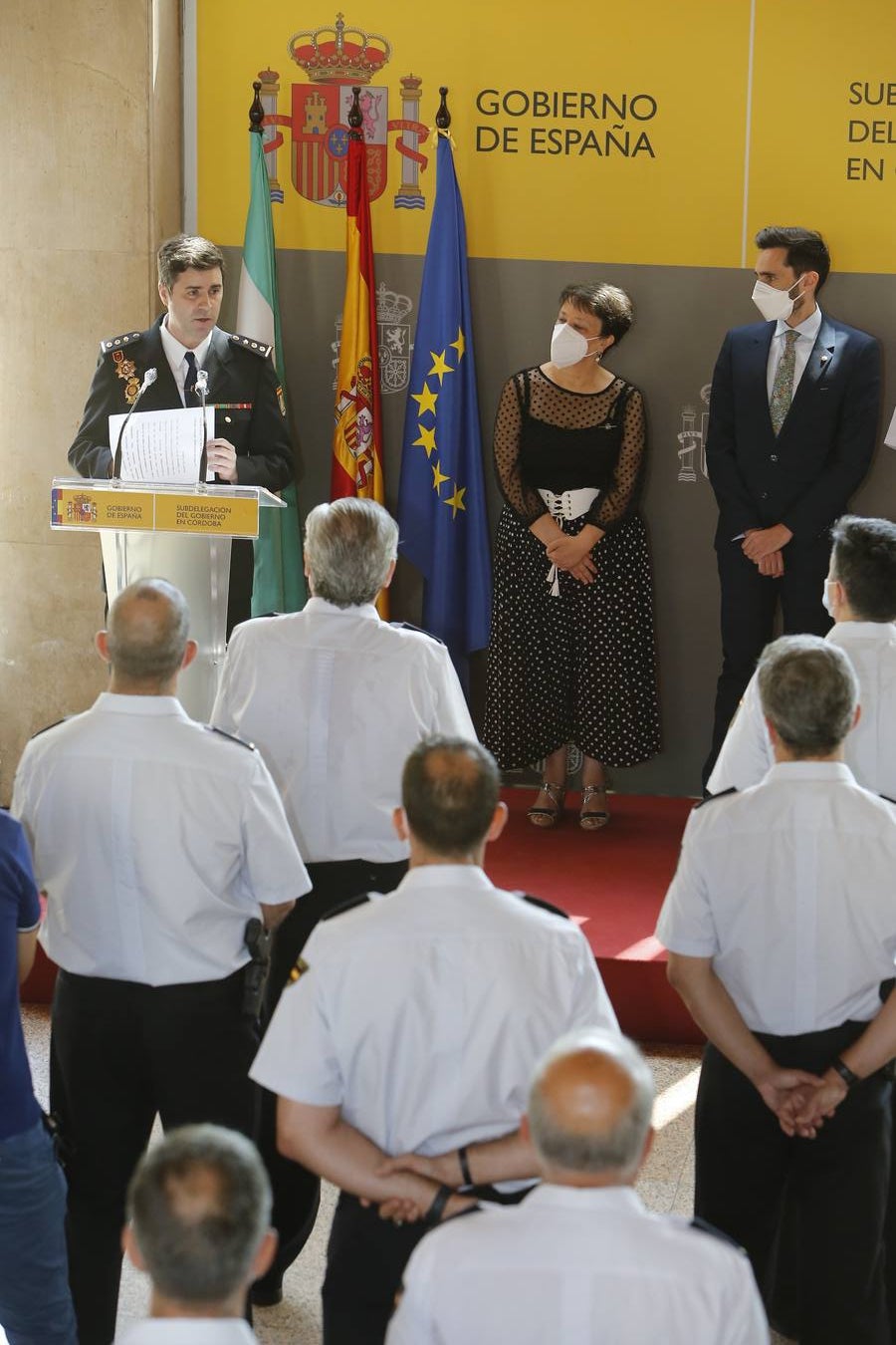 La toma de posesión del nuevo comisario jefe de la Policía Nacional en Córdoba, en imágenes