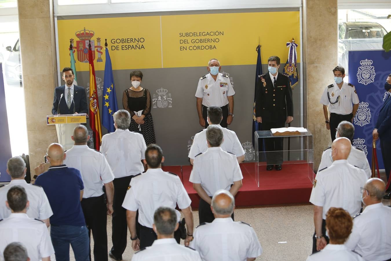 La toma de posesión del nuevo comisario jefe de la Policía Nacional en Córdoba, en imágenes