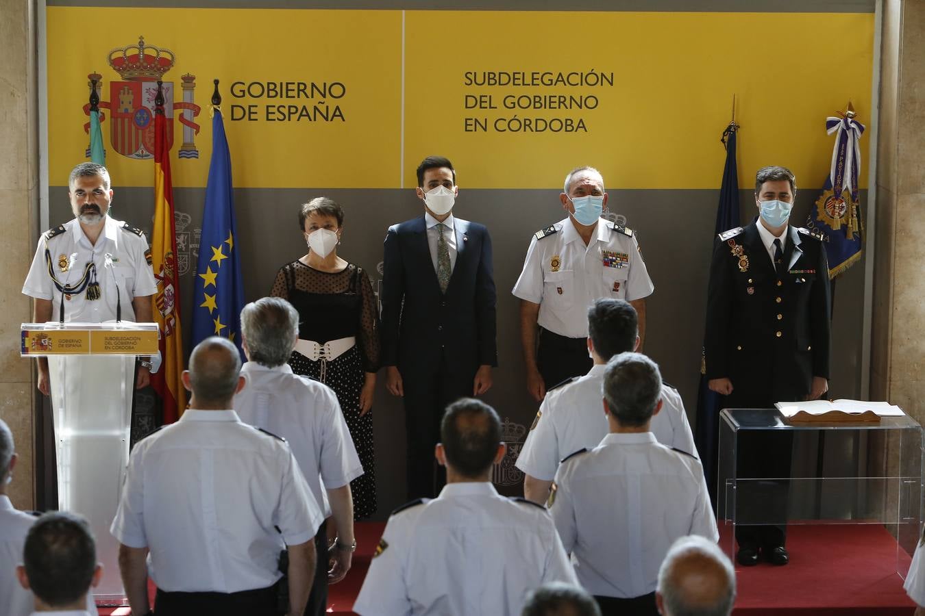 La toma de posesión del nuevo comisario jefe de la Policía Nacional en Córdoba, en imágenes