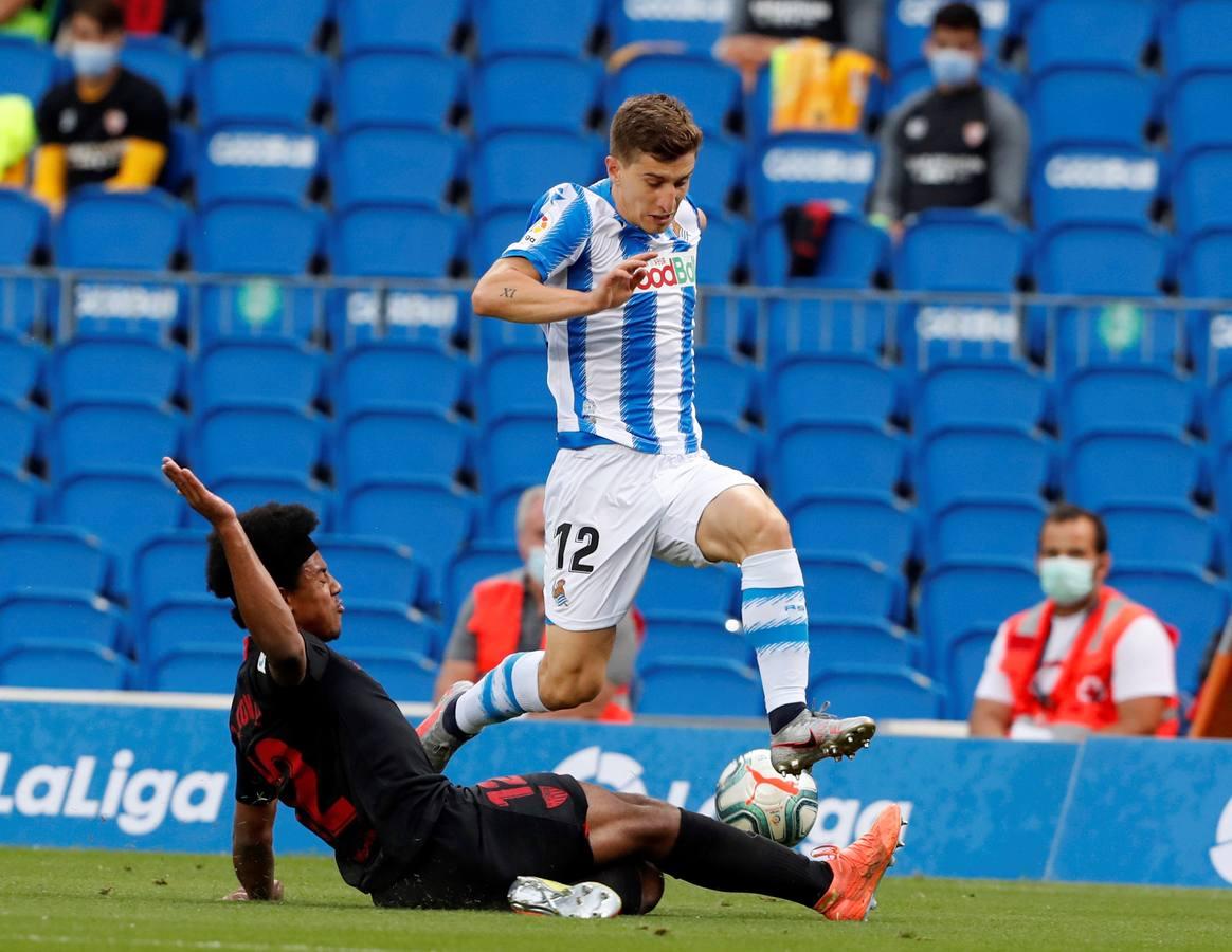 En Imágenes, el encuentro entre la Real Sociedad y el Sevilla FC