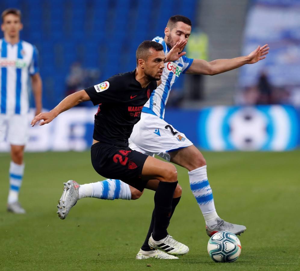 En Imágenes, el encuentro entre la Real Sociedad y el Sevilla FC