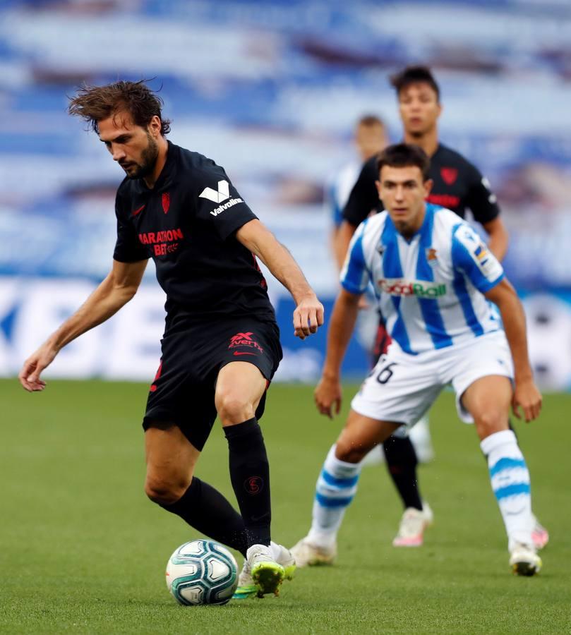 En Imágenes, el encuentro entre la Real Sociedad y el Sevilla FC