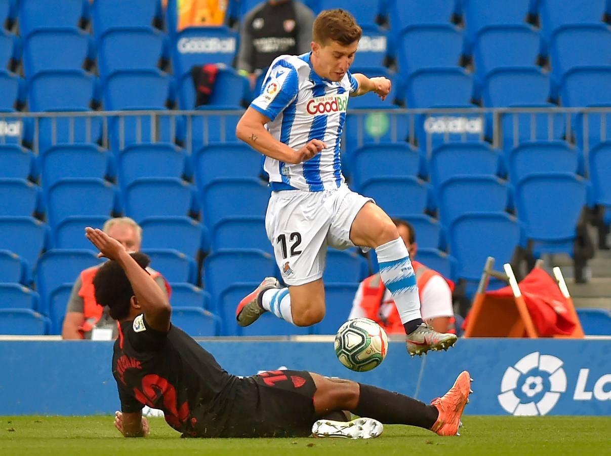 En Imágenes, el encuentro entre la Real Sociedad y el Sevilla FC