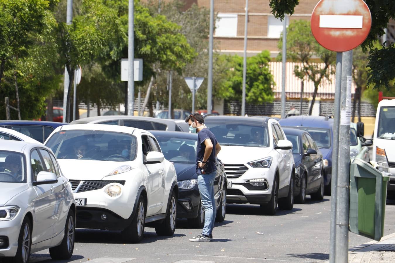 En imágenes, las colas para hacerse test por el segundo brote en Córdoba