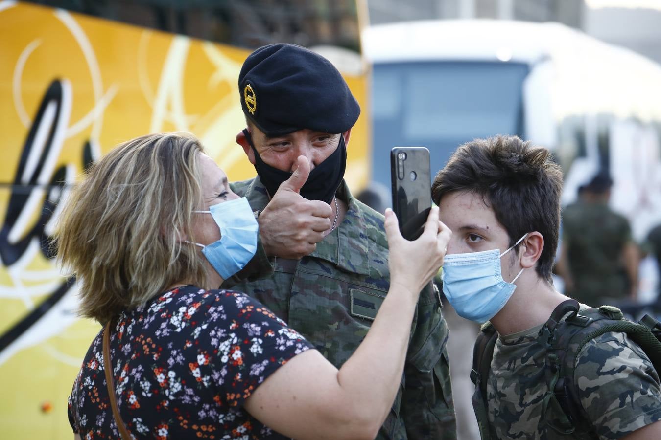 El segundo destacamento de la Bri X procedente de Letonia llega a Córdoba