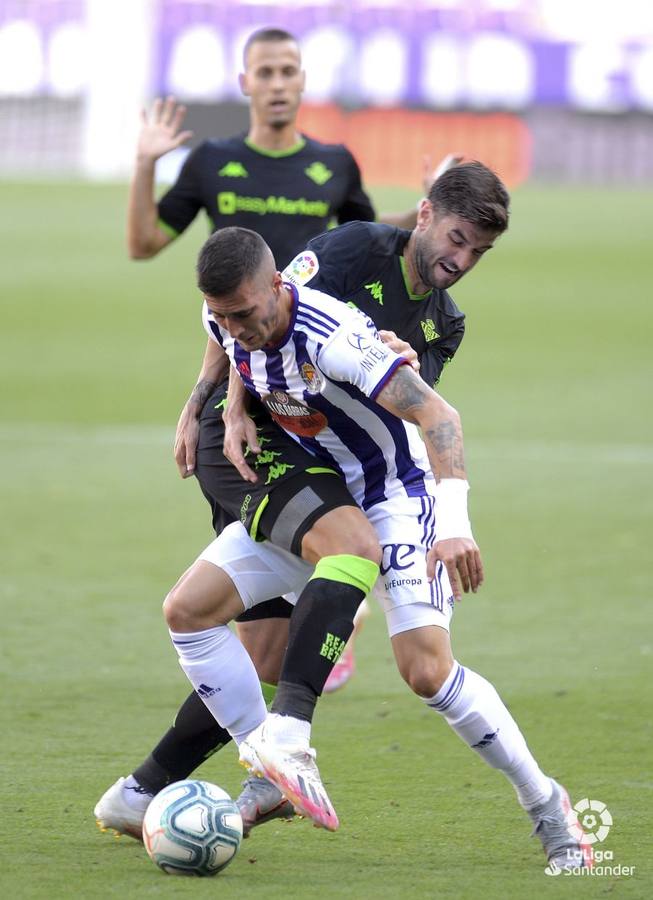 Las mejores imágenes del encuentro entre el Real Valladolid y el Real Betis Balompié