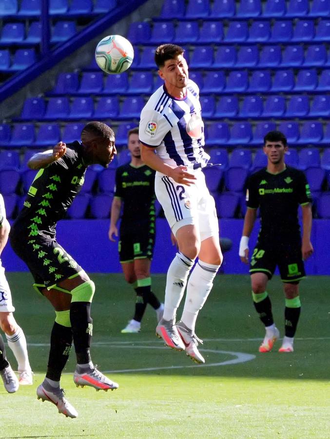 Las mejores imágenes del encuentro entre el Real Valladolid y el Real Betis Balompié