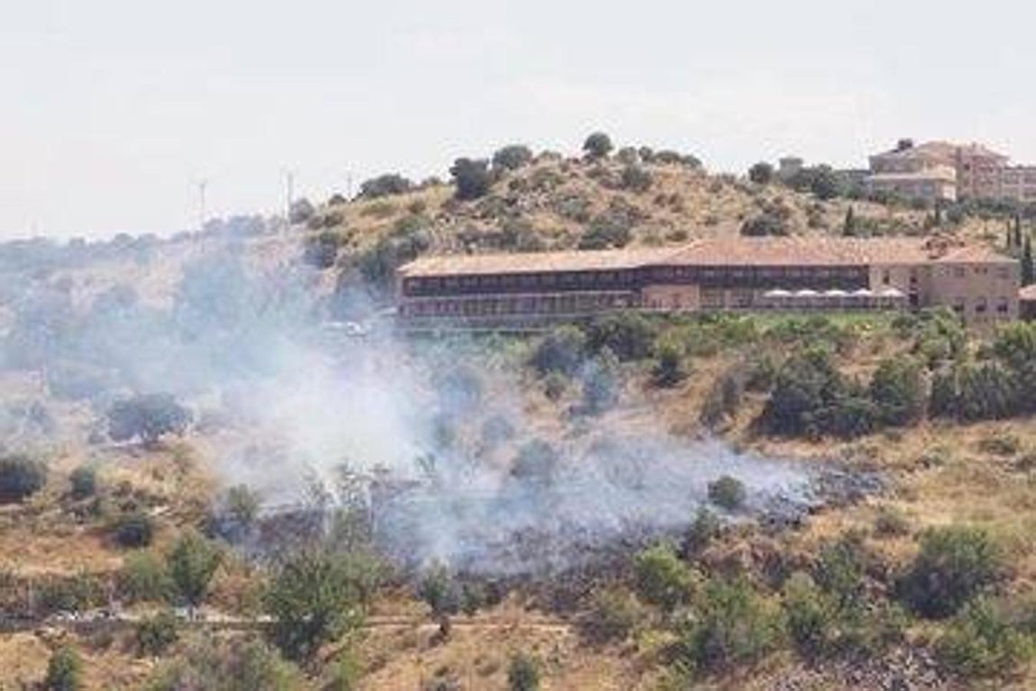 El incendio del Valle, en imágenes