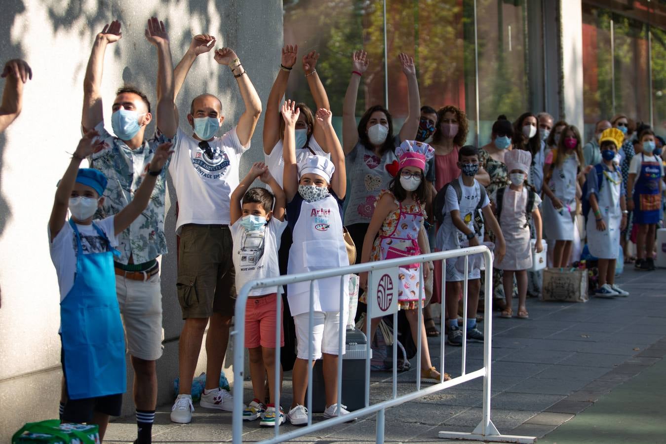 En imágenes, el casting de «MasterChef Junior» en Sevilla