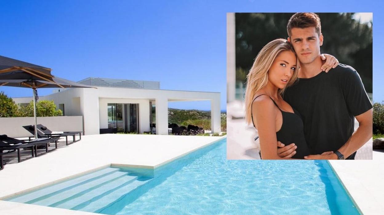 Álvaro Morata y la mansión de ultra lujo en la que desconecta en Cerdeña