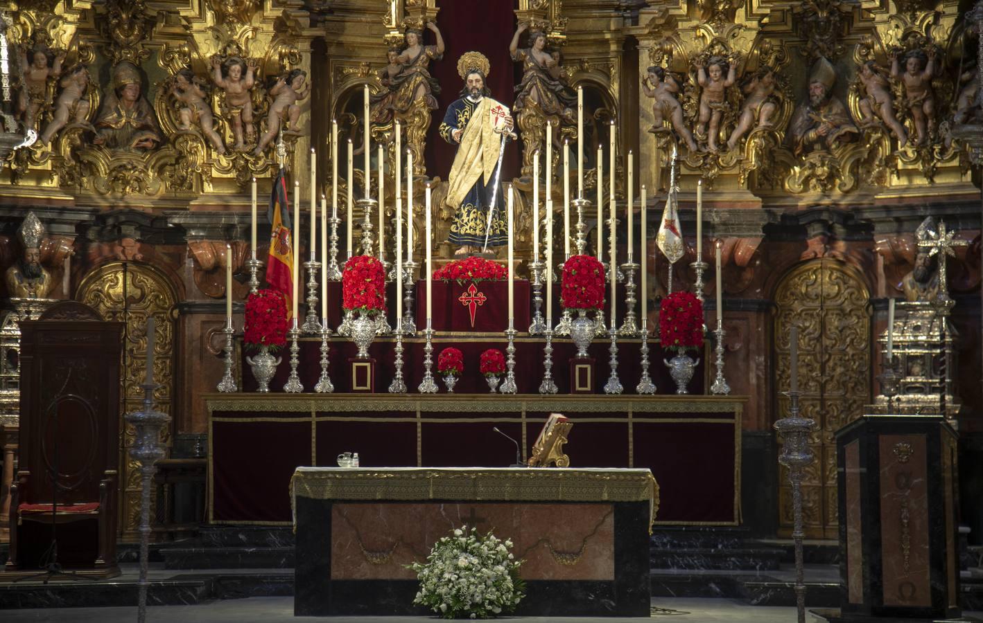 Altar de Santiago en la hermandad del Amor